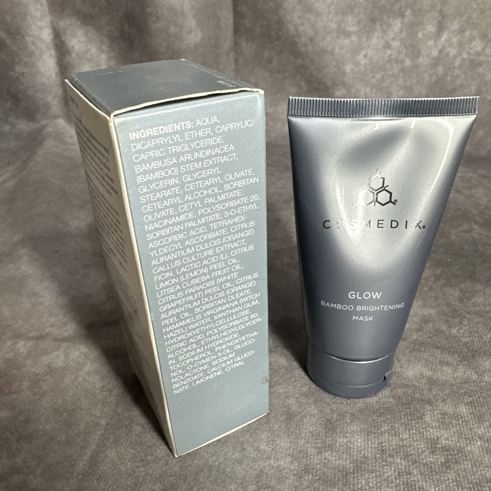 Cosmedix GLOW Bamboo Brightening Mask‎ 2.6 oz/74g Sealed In Box B7 - Picture 6 of 6